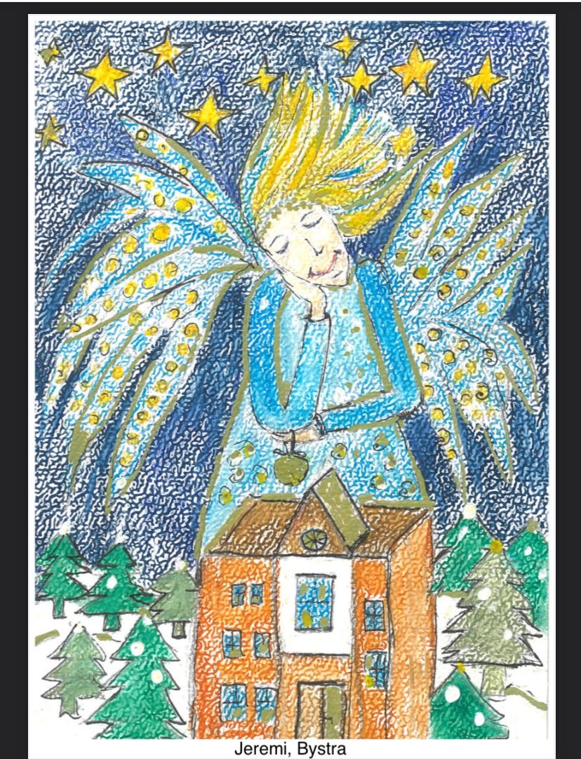 Slovensko a Polsko- Kartka świąteczna